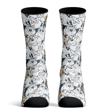 Calcetines de Looney Tunes Taz Patron