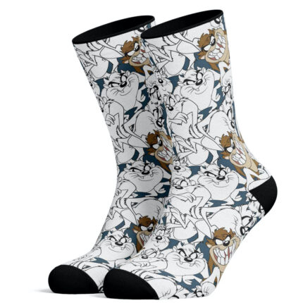 Calcetines de Looney Tunes Taz Patron