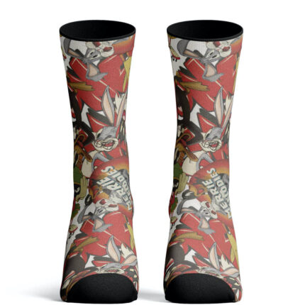 Calcetines de Looney Tunes Multi Red