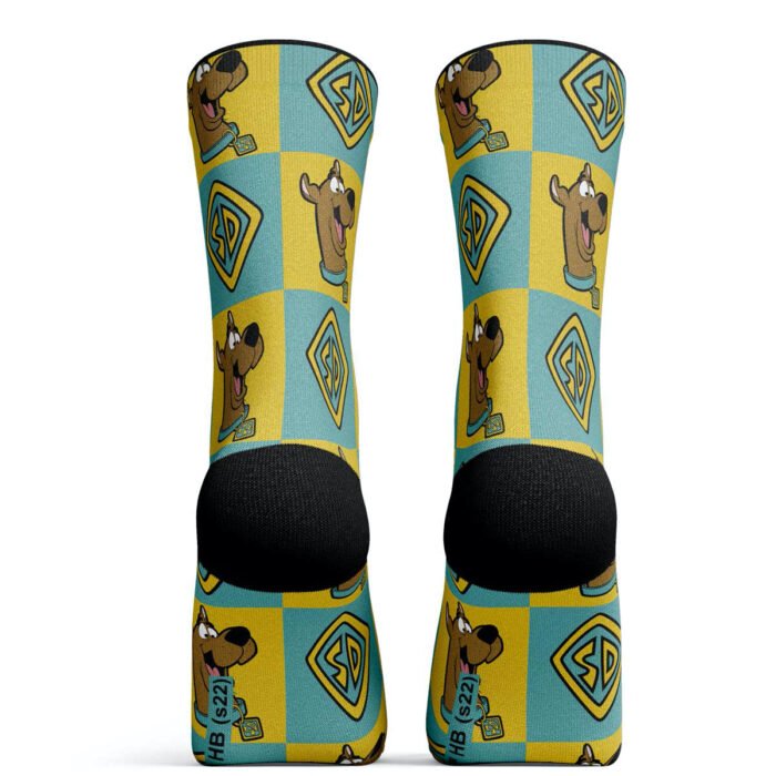 Calcetines de Scooby Doo Blue Yellow Patt