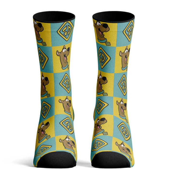 Calcetines de Scooby Doo Blue Yellow Patt