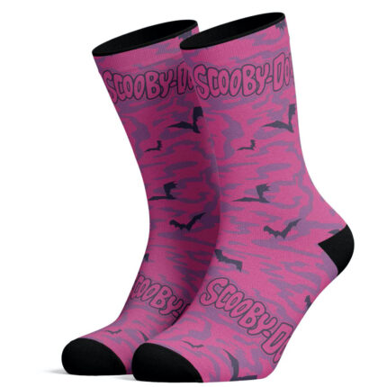 Calcetines de Scooby Doo Pink Logo Bat