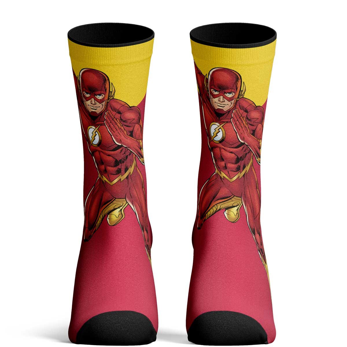 Calcetines de JL Flash Yellow Red