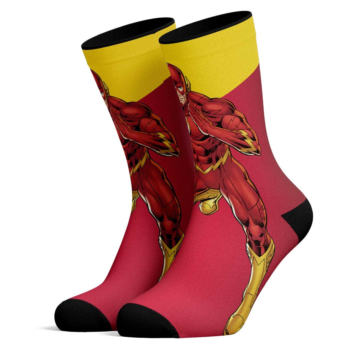 Calcetines de JL Flash Yellow Red