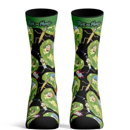 Calcetines de Rick and Morty Portals