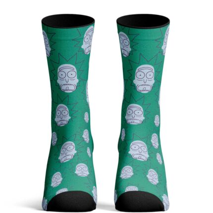 Calcetines de Rick Face Pattern