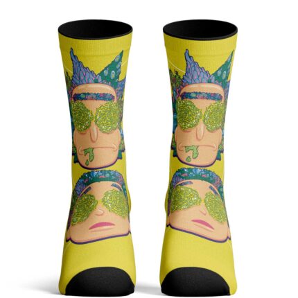 Calcetines de Rick and Morty Psicodelic